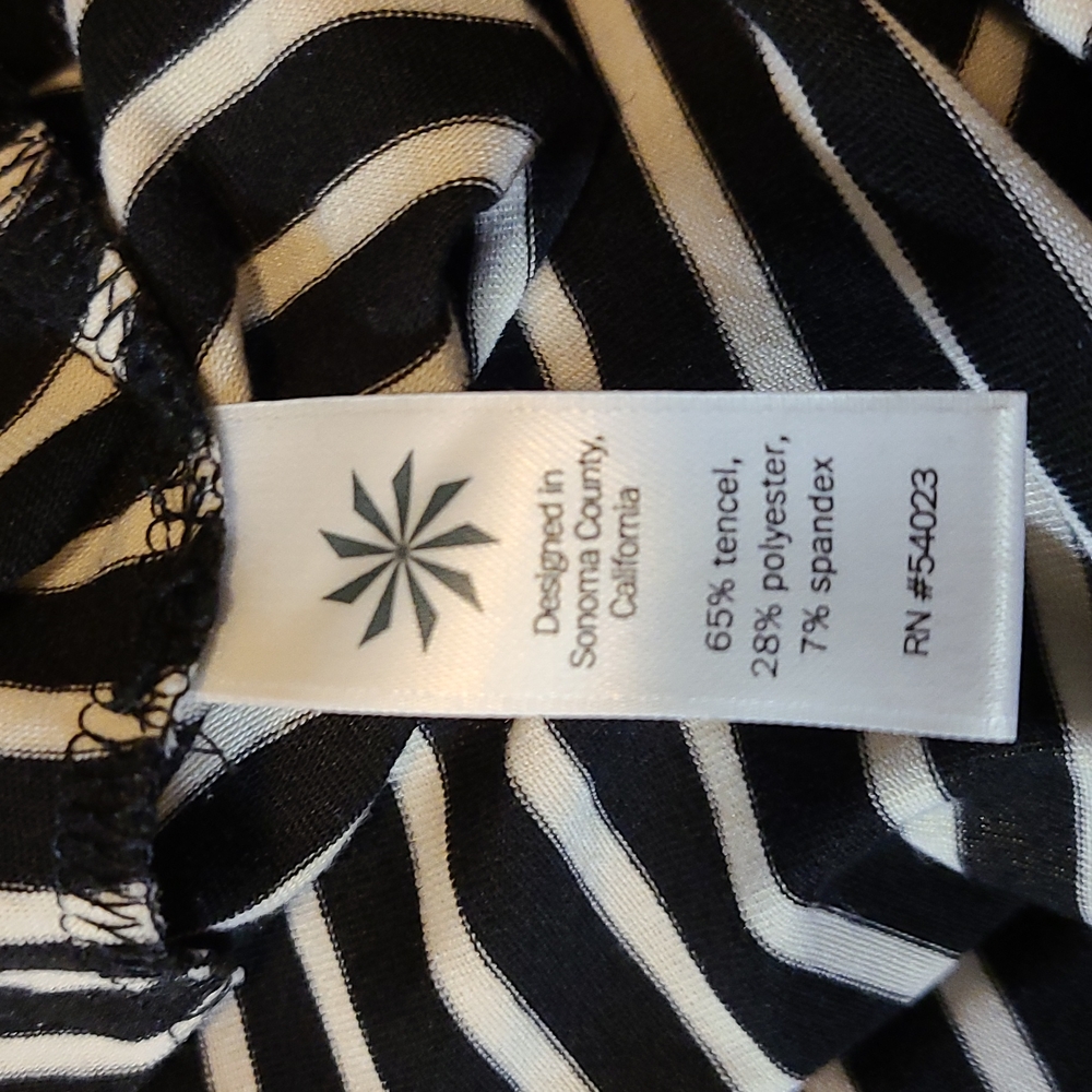 Athleta Striped Sleeveless High Low Shirt - Picture 8 of 9